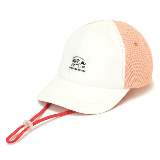 KIDS メッシュキャップ サーモンピンク